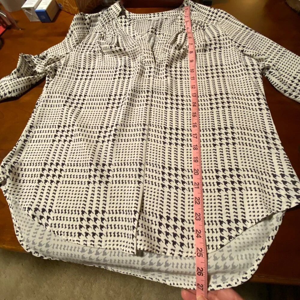 41 Hawthorn Stitch Fix Pop Over Blouse Size Large - Picture 8 of 9